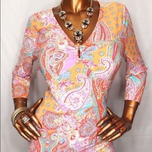 Chaps Women’s 3/4 Sleeve Top